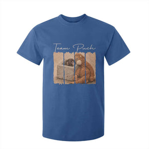 Team Punch T Shirt For Kid Baby Monkey And Plush Toy Viral TS14 Royal Blue Print Your Wear