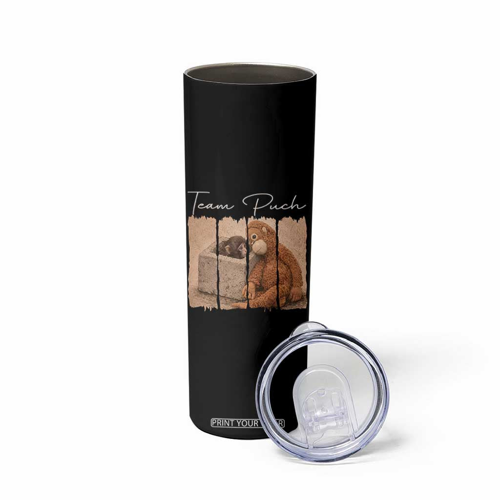 Team Punch Skinny Tumbler Baby Monkey And Plush Toy Viral TS14 Print Your Wear