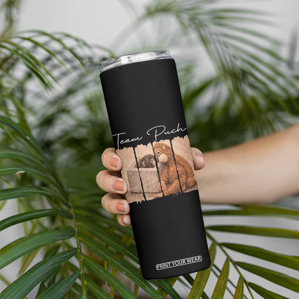 Team Punch Skinny Tumbler Baby Monkey And Plush Toy Viral TS14 Print Your Wear
