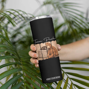 Team Punch Skinny Tumbler Baby Monkey And Plush Toy Viral TS14 Print Your Wear