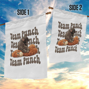 Team Punch Monkey Garden Flag Baby Monkey And Plush Toy Viral TS14 Print Your Wear