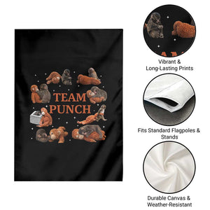 Team Punch Monkey Garden Flag Viral Baby Monkey Meme TS14 Print Your Wear