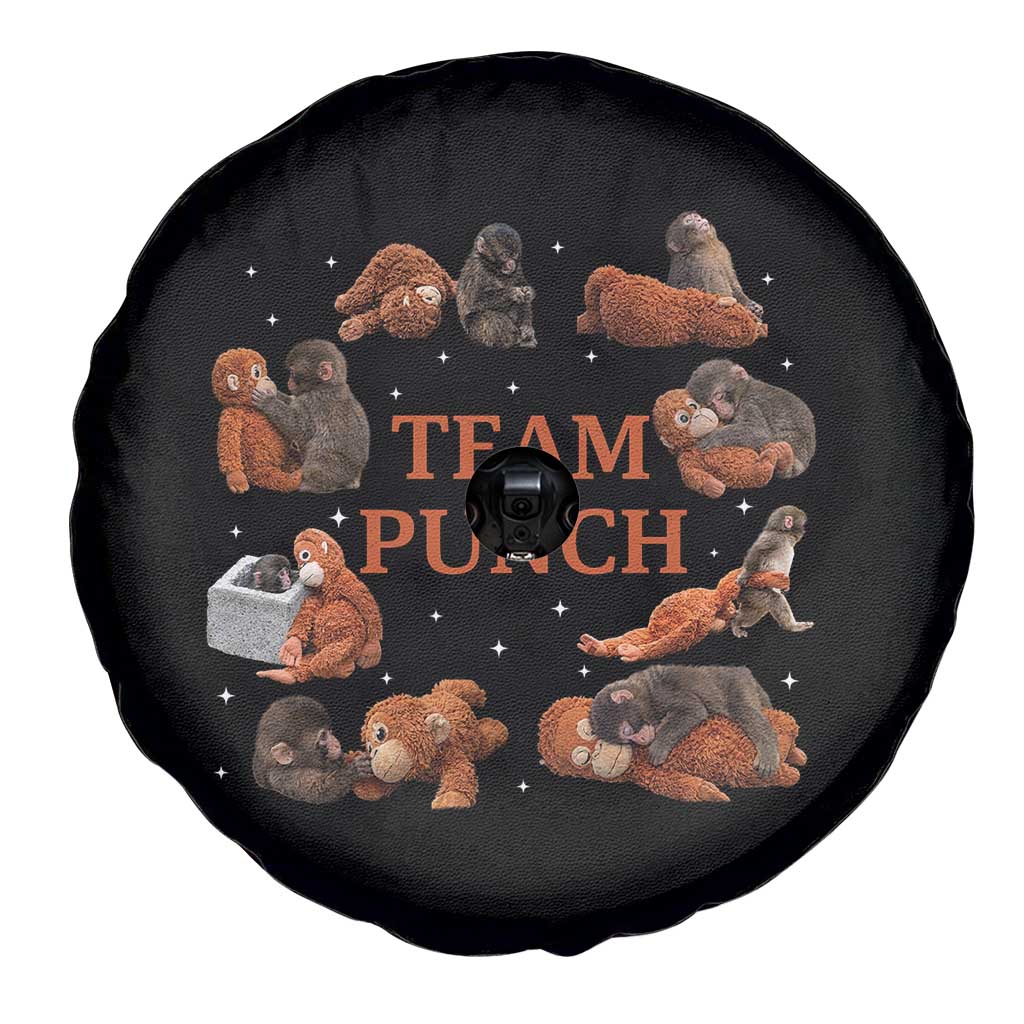 Team Punch Monkey Spare Tire Cover Viral Baby Monkey Meme TS14 Print Your Wear