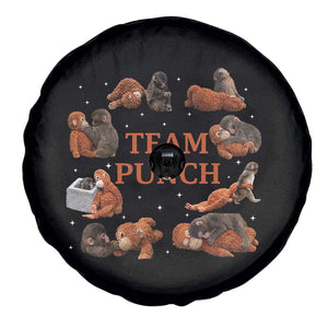 Team Punch Monkey Spare Tire Cover Viral Baby Monkey Meme TS14 Print Your Wear