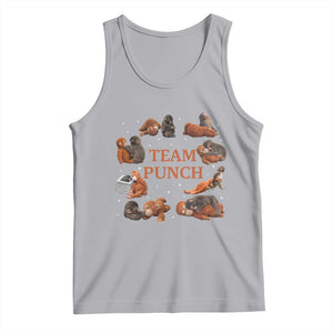 Team Punch Monkey Tank Top Viral Baby Monkey Meme TS14 Athletic Heather Print Your Wear