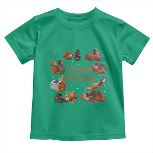 Team Punch Monkey Toddler T Shirt Viral Baby Monkey Meme TS14 Irish Green Print Your Wear