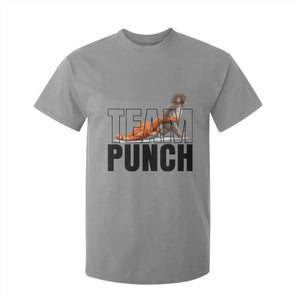Team Punch Monkey T Shirt For Kid Viral Trend Baby Monkey Meme TS14 Sport Gray Print Your Wear