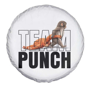 Team Punch Monkey Spare Tire Cover Viral Trend Baby Monkey Meme TS14 Print Your Wear