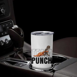 Team Punch Monkey Tumbler Cup Viral Trend Baby Monkey Meme TS14 Print Your Wear