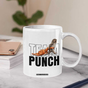 Team Punch Monkey Coffee Mug Viral Trend Baby Monkey Meme TS14 Print Your Wear