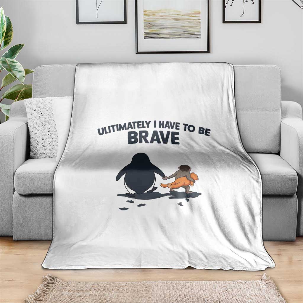 Punch Monkey And Nihilist Penguin Viral Throw Blanket Ultimately I Have To Be Brave TS14 Print Your Wear
