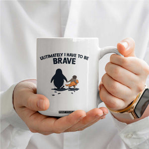Punch Monkey And Nihilist Penguin Viral Coffee Mug Ultimately I Have To Be Brave TS14 Print Your Wear