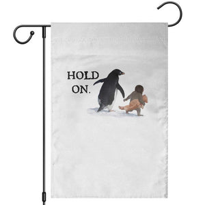 Baby Monkey Punch Viral Trend Garden Flag Hold On TS14 White Print Your Wear