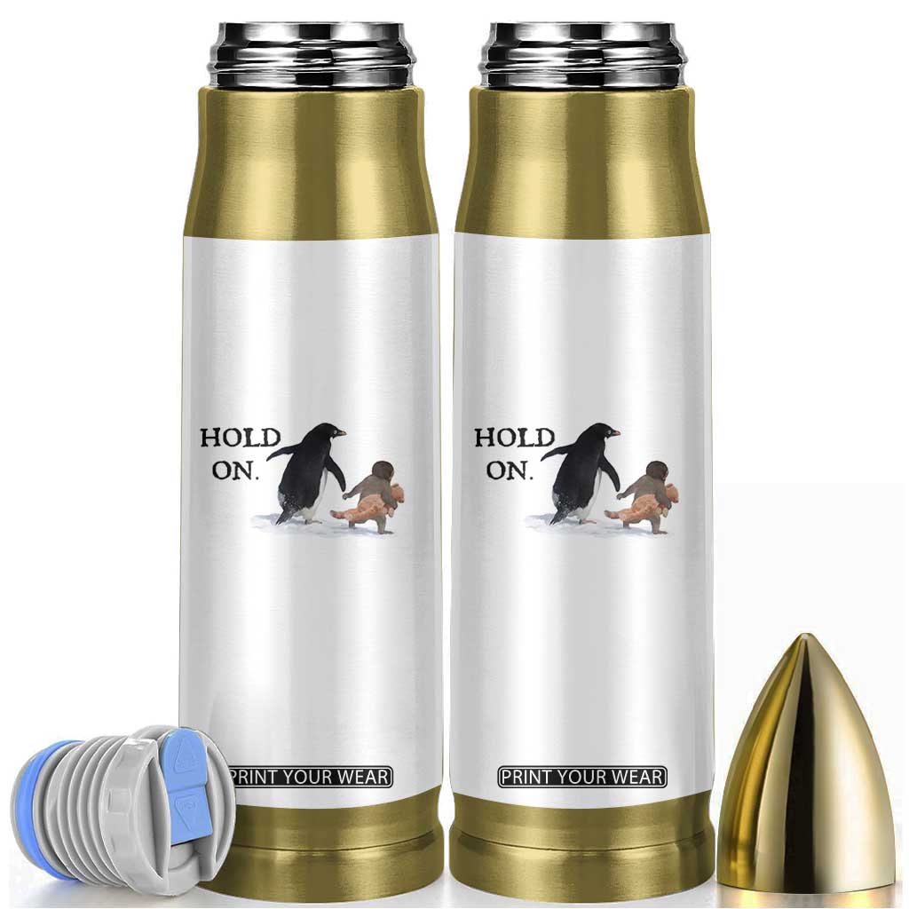 Baby Monkey Punch Viral Trend Bullet Tumbler Hold On TS14 White Print Your Wear