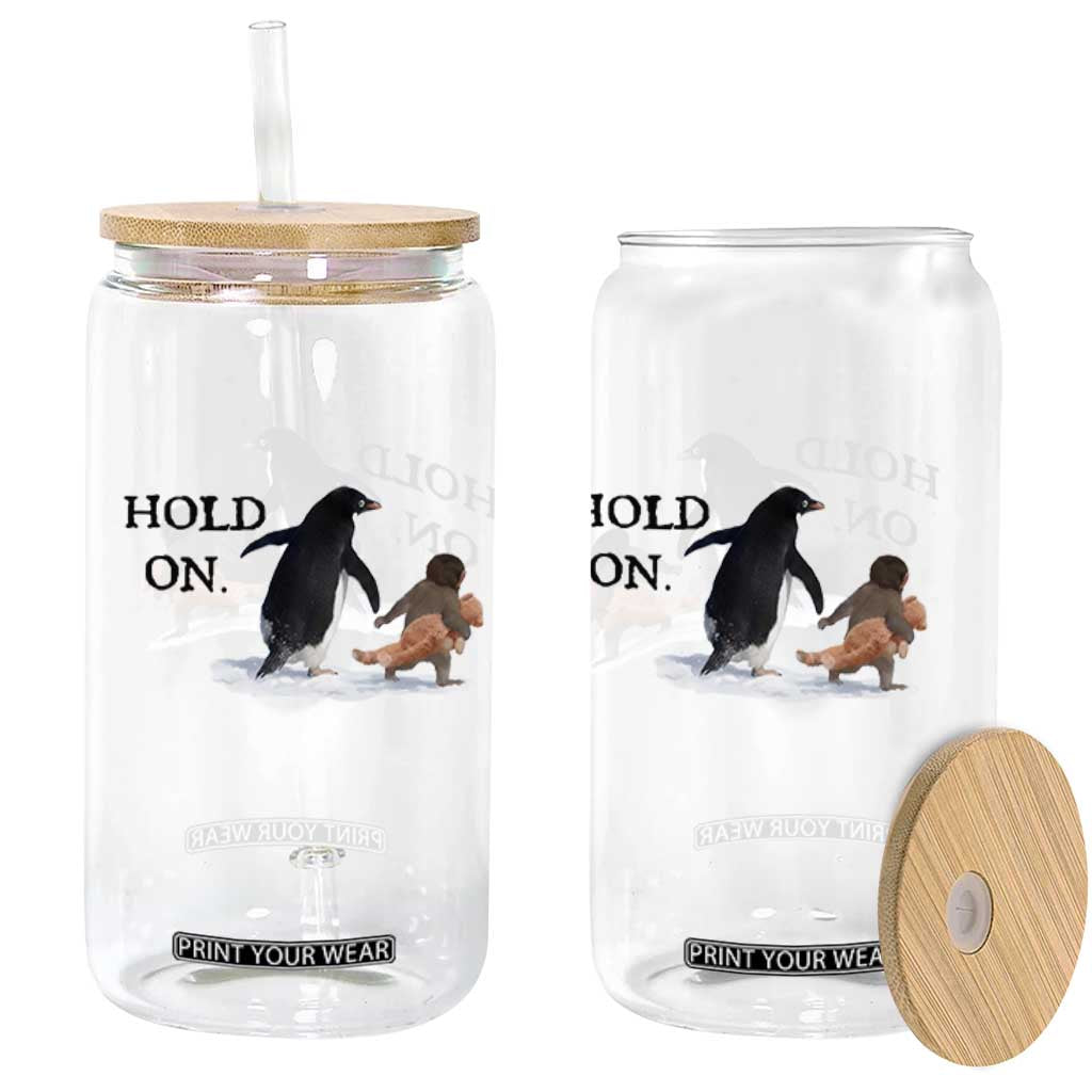 Baby Monkey Punch Viral Trend Glass Can Hold On TS14 Print Your Wear