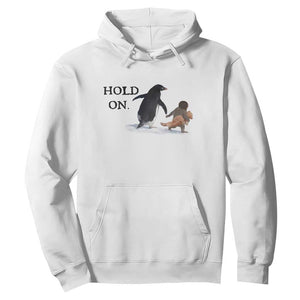 Baby Monkey Punch Viral Trend Hoodie Hold On TS14 White Print Your Wear