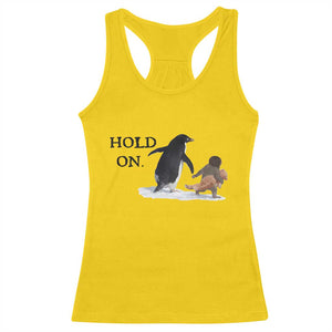 Baby Monkey Punch Viral Trend Racerback Tank Top Hold On TS14 Daisy Print Your Wear