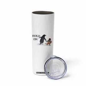Baby Monkey Punch Viral Trend Skinny Tumbler Hold On TS14 Print Your Wear