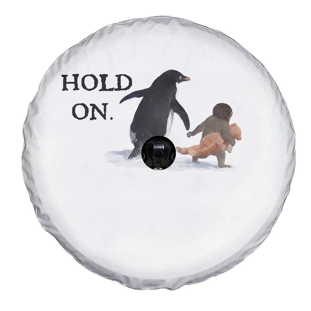 Baby Monkey Punch Viral Trend Spare Tire Cover Hold On TS14 Print Your Wear