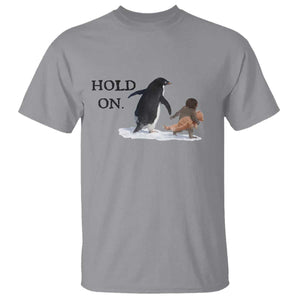 Baby Monkey Punch Viral Trend T Shirt Hold On TS14 Sport Gray Print Your Wear