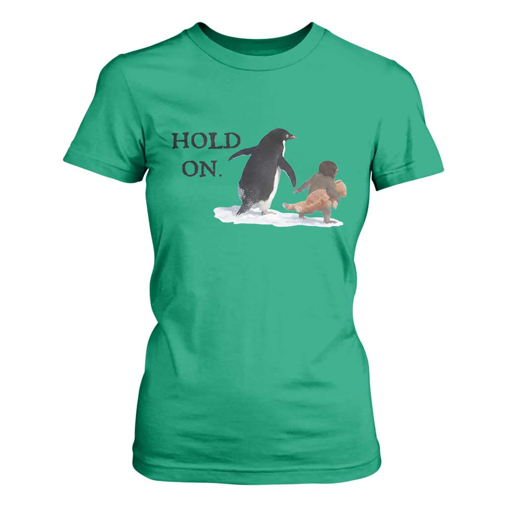 Baby Monkey Punch Viral Trend T Shirt For Women Hold On TS14 Irish Green Print Your Wear