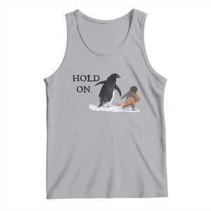 Baby Monkey Punch Viral Trend Tank Top Hold On TS14 Athletic Heather Print Your Wear