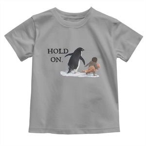 Baby Monkey Punch Viral Trend Toddler T Shirt Hold On TS14 Sport Gray Print Your Wear