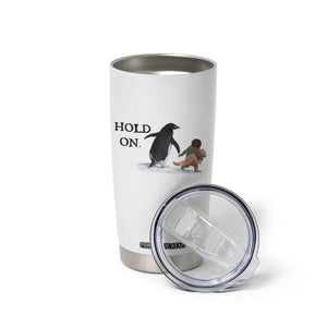 Baby Monkey Punch Viral Trend Tumbler Cup Hold On TS14 Print Your Wear