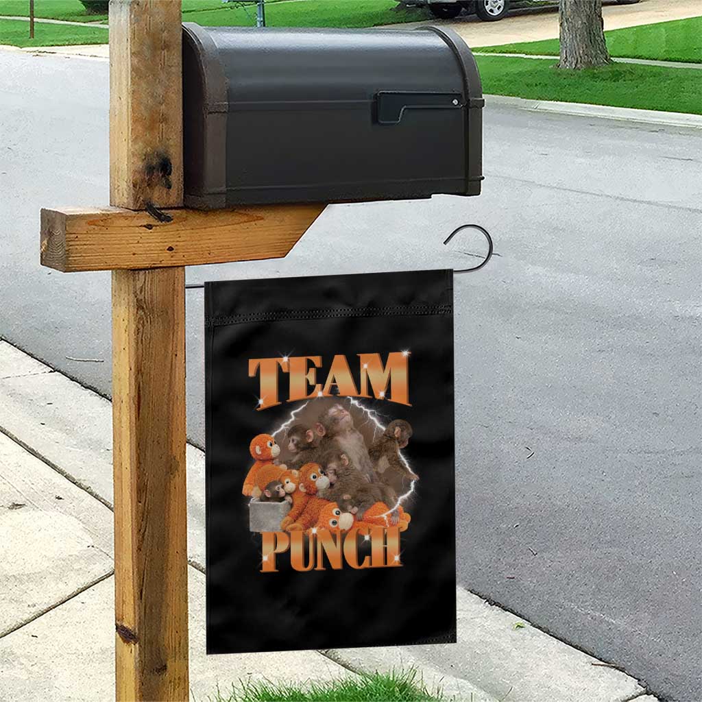 Viral Punch Monkey Garden Flag Cute Baby Monkey With Plush Toy Meme TS14 Print Your Wear