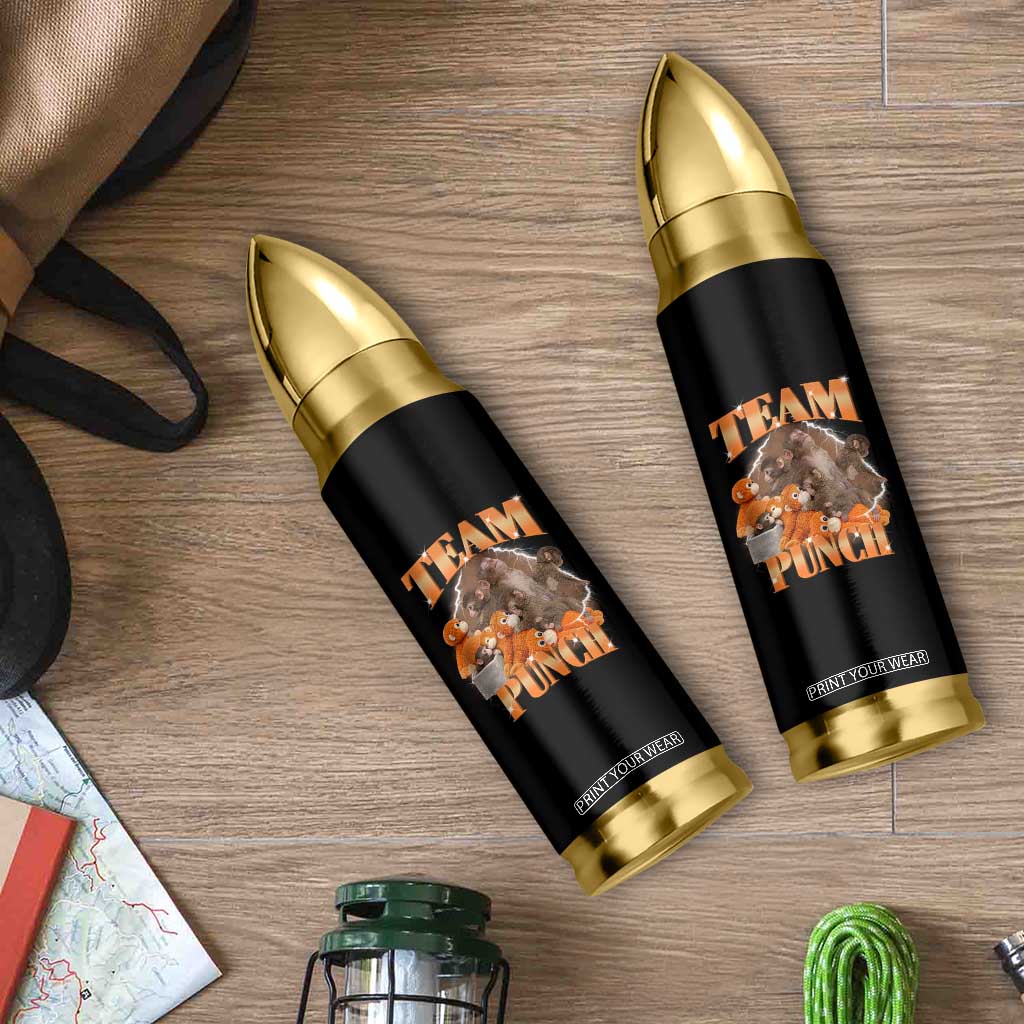Viral Punch Monkey Bullet Tumbler Cute Baby Monkey With Plush Toy Meme TS14 Print Your Wear
