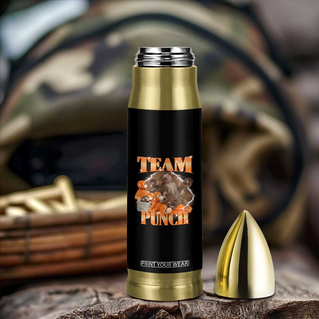 Viral Punch Monkey Bullet Tumbler Cute Baby Monkey With Plush Toy Meme TS14 Print Your Wear