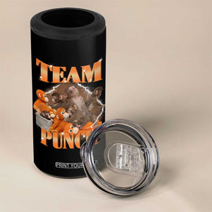 Viral Punch Monkey 4 in 1 Can Cooler Tumbler Cute Baby Monkey With Plush Toy Meme TS14 Print Your Wear