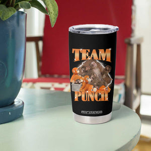 Viral Punch Monkey Tumbler Cup Cute Baby Monkey With Plush Toy Meme TS14 Print Your Wear