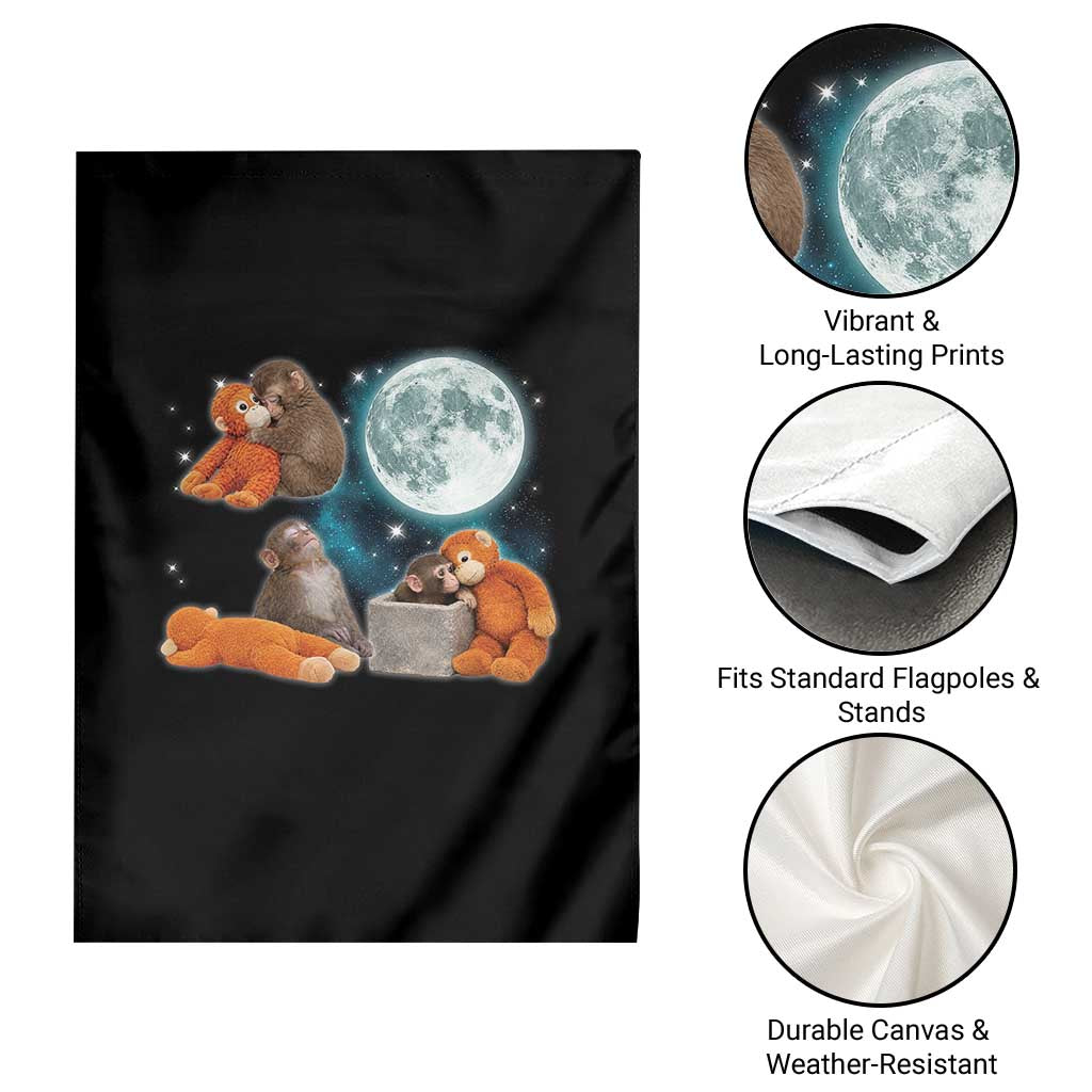 Baby Monkey Punch Garden Flag Team Punch Monkey Viral Trend TS14 Print Your Wear