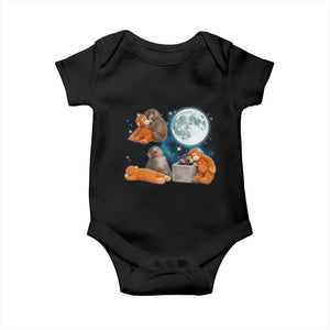 Baby Monkey Punch Baby Onesie Team Punch Monkey Viral Trend TS14 Black Print Your Wear