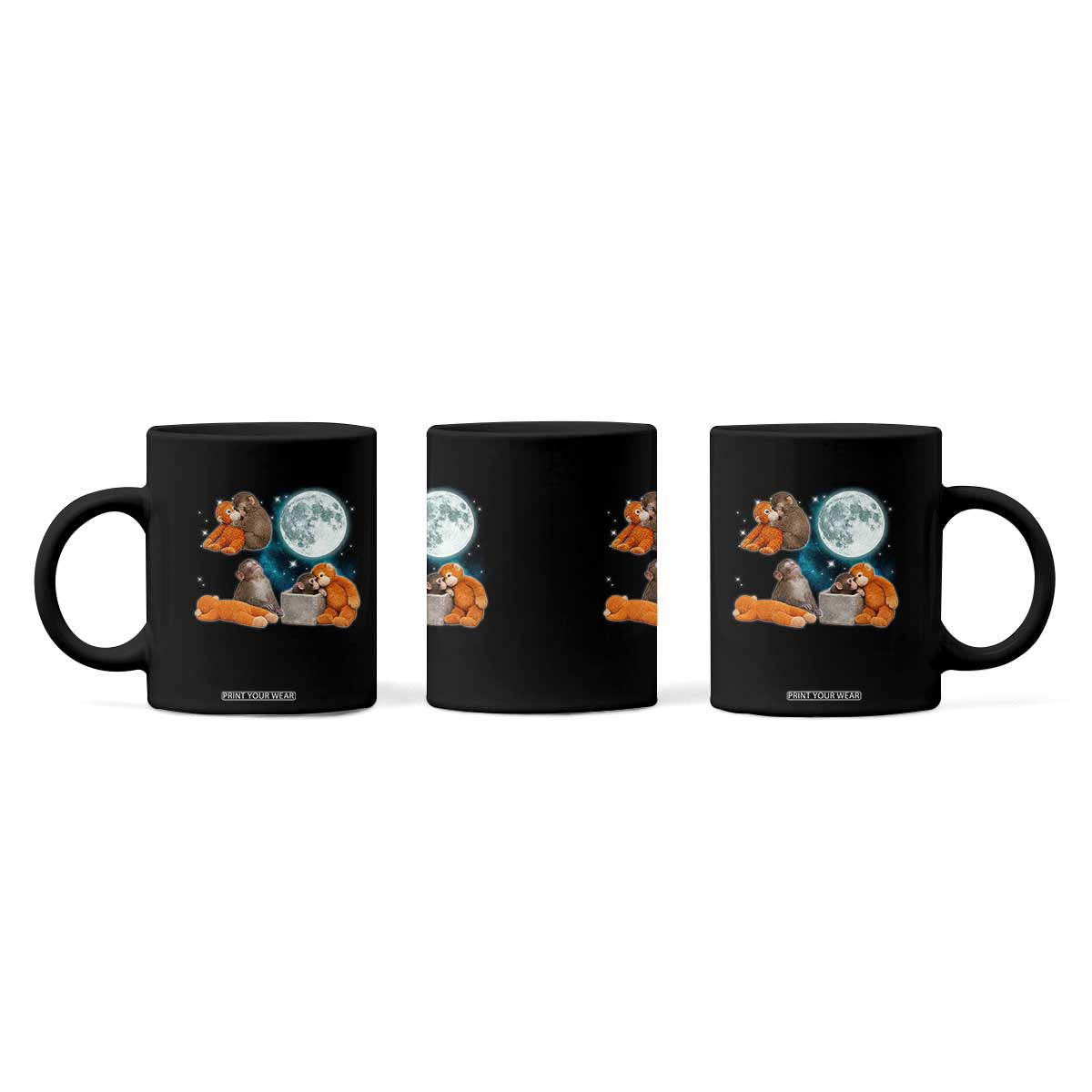 Baby Monkey Punch Coffee Mug Team Punch Monkey Viral Trend TS14 Print Your Wear