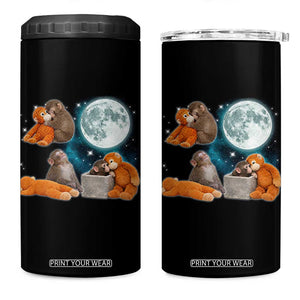 Baby Monkey Punch 4 in 1 Can Cooler Tumbler Team Punch Monkey Viral Trend TS14 One Size: 16 oz Black Print Your Wear