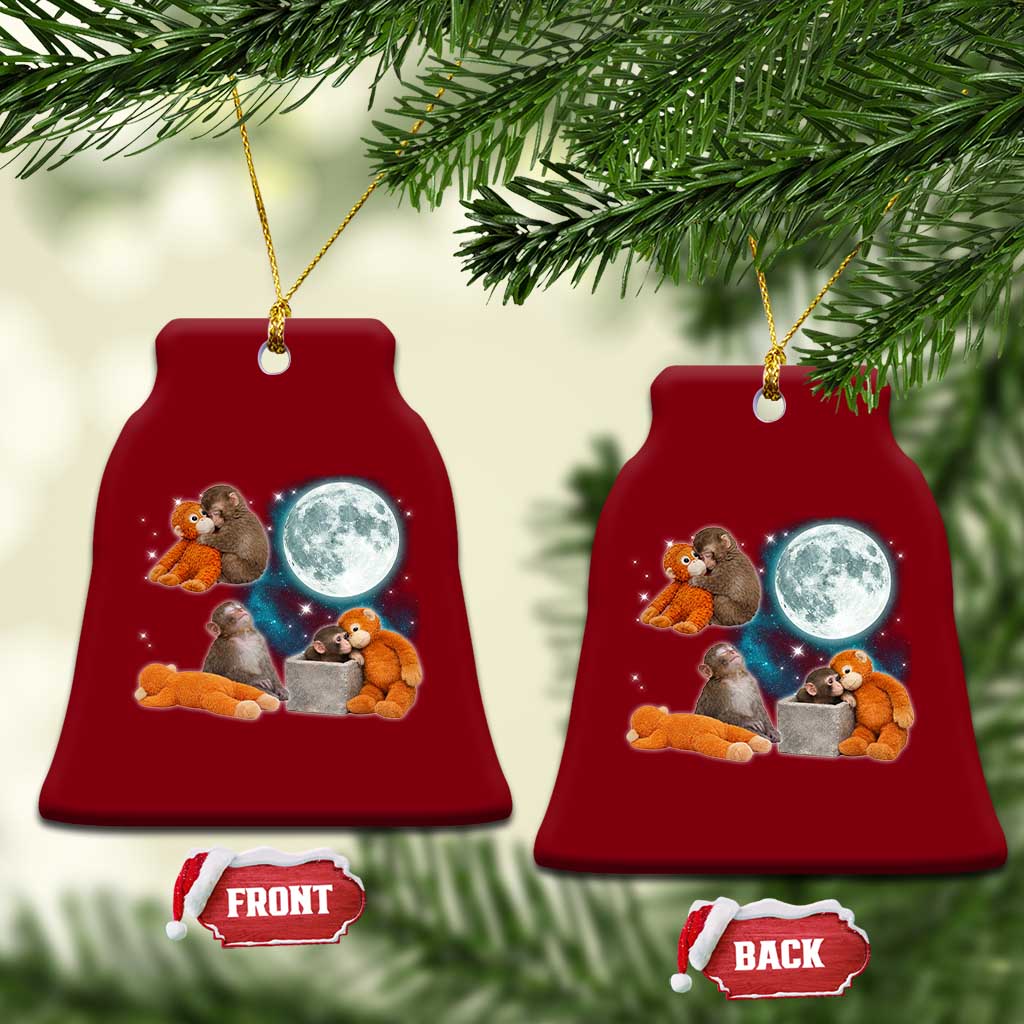 Baby Monkey Punch Ceramic Ornament Team Punch Monkey Viral Trend TS14 Print Your Wear