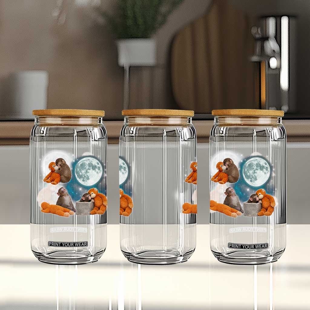 Baby Monkey Punch Glass Can Team Punch Monkey Viral Trend TS14 Print Your Wear