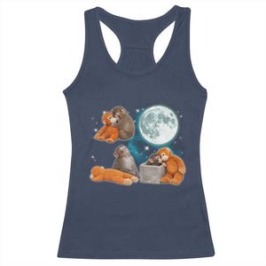 Baby Monkey Punch Racerback Tank Top Team Punch Monkey Viral Trend TS14 Navy Print Your Wear