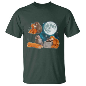 Baby Monkey Punch T Shirt Team Punch Monkey Viral Trend TS14 Dark Forest Green Print Your Wear