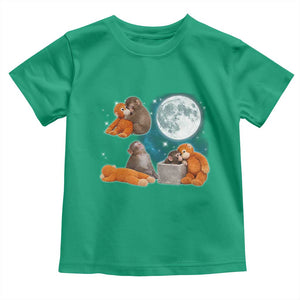 Baby Monkey Punch Toddler T Shirt Team Punch Monkey Viral Trend TS14 Irish Green Print Your Wear