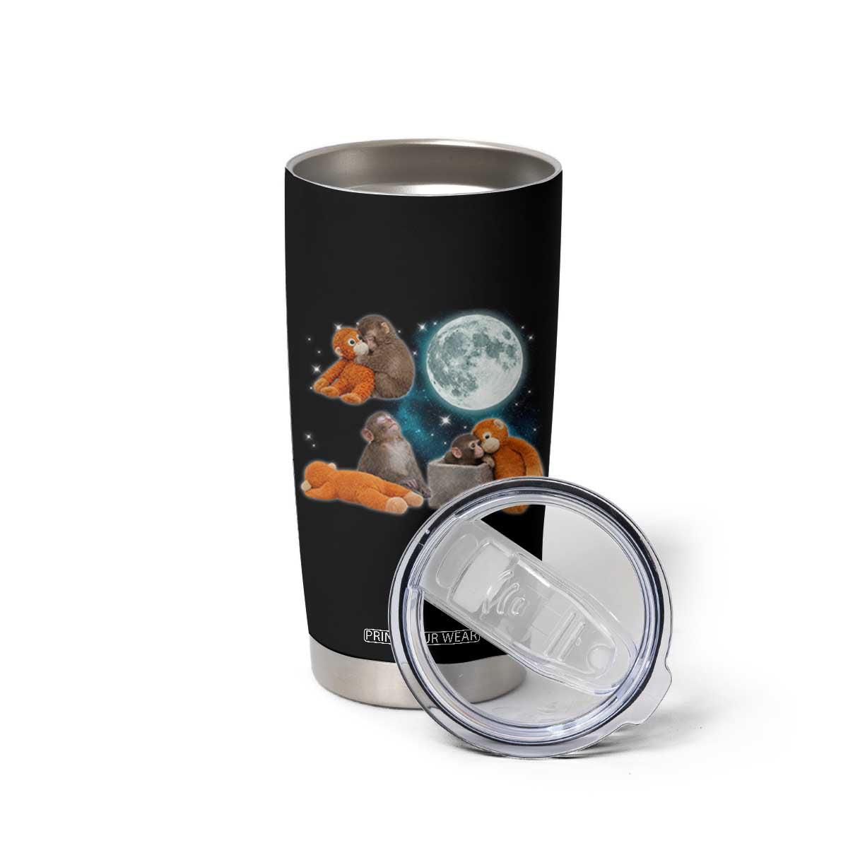 Baby Monkey Punch Tumbler Cup Team Punch Monkey Viral Trend TS14 Print Your Wear
