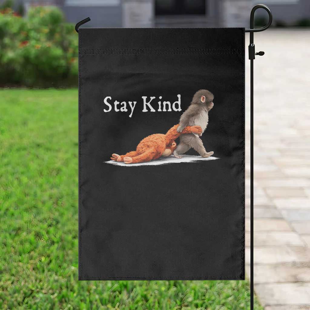 Punch Monkey Viral Trend Garden Flag Stay Kind TS14 Print Your Wear