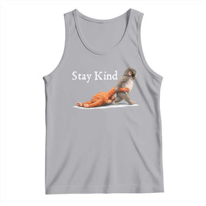 Punch Monkey Viral Trend Tank Top Stay Kind TS14 Athletic Heather Print Your Wear