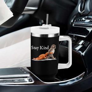Punch Monkey Viral Trend Tumbler With Handle Stay Kind TS14 Print Your Wear