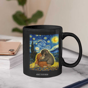 Punch Monkey Starry Night Viral Trend Coffee Mug TS14 Print Your Wear