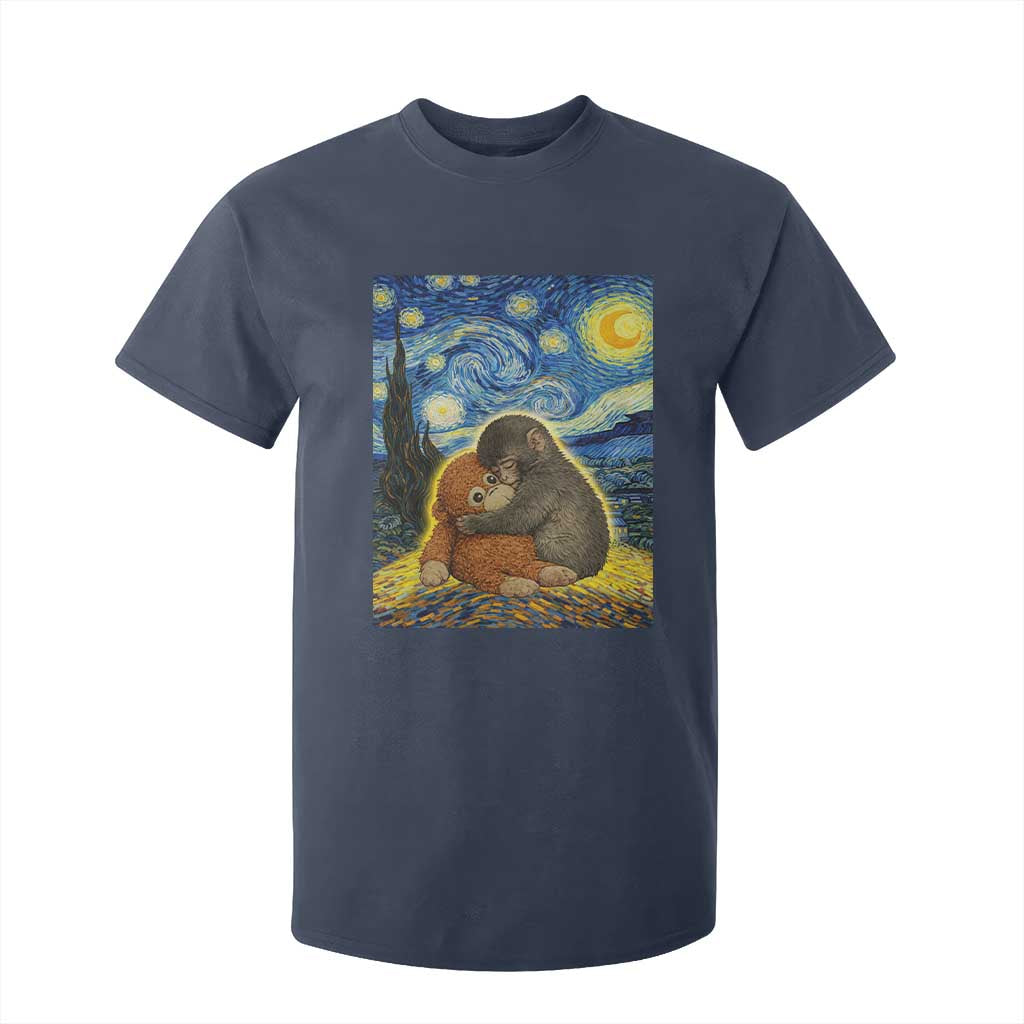 Punch Monkey Starry Night Viral Trend T Shirt For Kid TS14 Navy Print Your Wear