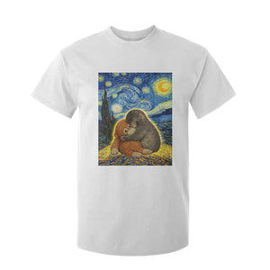 Punch Monkey Starry Night Viral Trend T Shirt For Kid TS14 White Print Your Wear