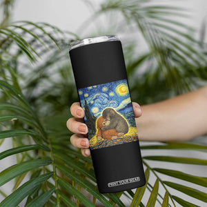Punch Monkey Starry Night Viral Trend Skinny Tumbler TS14 Print Your Wear